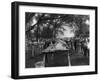 Group Eating Large Pieces of Watermelon Photograph - Fairfield, Alabama-Lantern Press-Framed Art Print