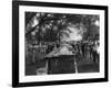 Group Eating Large Pieces of Watermelon Photograph - Fairfield, Alabama-Lantern Press-Framed Art Print