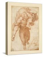 Group from the Last Judgement-Michelangelo Buonarroti-Stretched Canvas