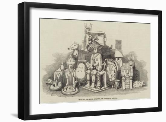 Group from the Mexican Antiquities, Now Exhibiting in Pall-Mall-null-Framed Giclee Print