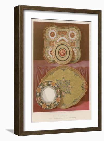 Group from the Royal Porcelain Manufactory, Copenhagen-null-Framed Giclee Print