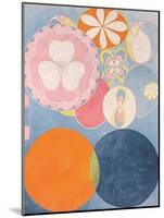 Group Iv, No. 2. the Ten Largest, Childhood, 1907 (Oil and Tempera on Cardboard)-Hilma af Klint-Mounted Giclee Print