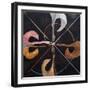 Group IX Suw, the Swan No. 7, 1915 (Oil on Canvas)-Hilma af Klint-Framed Giclee Print