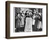 Group Listens to Juke Box-null-Framed Photographic Print