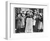 Group Listens to Juke Box-null-Framed Photographic Print