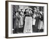 Group Listens to Juke Box-null-Framed Photographic Print