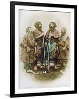 Group of Ainu People, Japan, 1882-Felice Beato-Framed Giclee Print