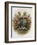 Group of Ainu People, Japan, 1882-Felice Beato-Framed Giclee Print