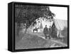 Group of American Civil War Officers at their Encampment-Stocktrek Images-Framed Stretched Canvas