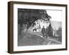 Group of American Civil War Officers at their Encampment-Stocktrek Images-Framed Photographic Print