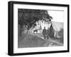 Group of American Civil War Officers at their Encampment-Stocktrek Images-Framed Photographic Print