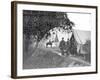 Group of American Civil War Officers at their Encampment-Stocktrek Images-Framed Photographic Print