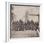 Group of Artillery at Tower Bridge, London, C1910-null-Framed Giclee Print