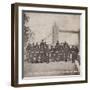 Group of Artillery at Tower Bridge, London, C1910-null-Framed Giclee Print