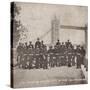 Group of Artillery at Tower Bridge, London, C1910-null-Stretched Canvas