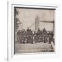 Group of Artillery at Tower Bridge, London, C1910-null-Framed Giclee Print