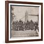 Group of Artillery at Tower Bridge, London, C1910-null-Framed Giclee Print