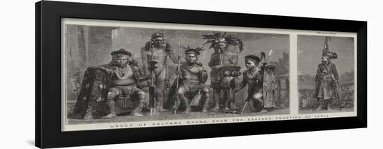 Group of Baupara Nagas, from the Eastern Frontier of India-null-Framed Giclee Print