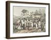 Group of Black Dancers-Jean Baptiste Debret-Framed Giclee Print