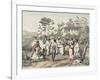 Group of Black Dancers-Jean Baptiste Debret-Framed Giclee Print