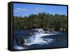 Group of Brown Bears Fishing in Brooks River, Katmai National Park, Alaska, USA-Paul Souders-Framed Stretched Canvas