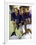 Group of Children in a Field-null-Framed Photographic Print