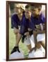 Group of Children in a Field-null-Framed Photographic Print