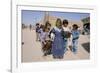 Group of Children in the Town of M'Hamid, Draa Valley, Morocco, North Africa, Africa-Jenny Pate-Framed Photographic Print