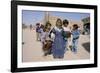 Group of Children in the Town of M'Hamid, Draa Valley, Morocco, North Africa, Africa-Jenny Pate-Framed Photographic Print