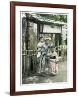 Group of Children, Japan, 1904-null-Framed Giclee Print