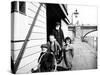 Group of Children on Waterloo Pier, London, C1905-null-Stretched Canvas