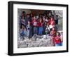 Group of Children Outside School, Gulmit, Upper Hunza Valley, Pakistan, Asia-Alison Wright-Framed Photographic Print