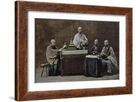 Group of Chinese Bonzes, Engraved and Printed by Gilot, 1896-null-Framed Giclee Print