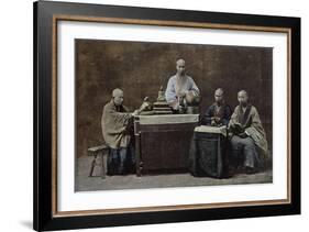 Group of Chinese Bonzes, Engraved and Printed by Gilot, 1896-null-Framed Giclee Print