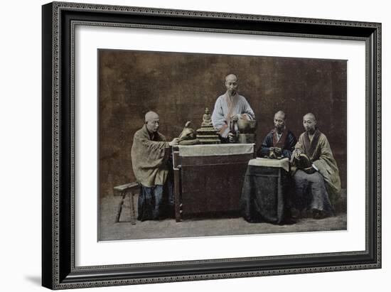 Group of Chinese Bonzes, Engraved and Printed by Gilot, 1896-null-Framed Giclee Print