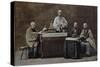 Group of Chinese Bonzes, Engraved and Printed by Gilot, 1896-null-Stretched Canvas