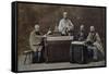 Group of Chinese Bonzes, Engraved and Printed by Gilot, 1896-null-Framed Stretched Canvas