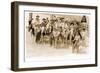 Group of Cowgirls on Horses-null-Framed Art Print