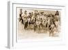 Group of Cowgirls on Horses-null-Framed Art Print