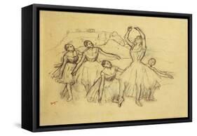 Group of Dancers, C.1890-95-Edgar Degas-Framed Stretched Canvas