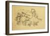 Group of Dancers, C.1890-95-Edgar Degas-Framed Giclee Print