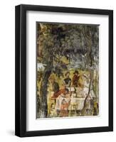 Group of Drinkers, Ca 1548-Marcello Fogolino-Framed Giclee Print