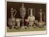 Group of Engraved and Coloured Glass by Messrs Pellatt and Co, London-null-Mounted Giclee Print