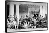 Group of Europeans in Colonial India, C.1870s-null-Framed Stretched Canvas