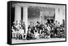 Group of Europeans in Colonial India, C.1870s-null-Framed Stretched Canvas