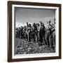 Group of Fairly Well Equipped Male and Female Resistance Fighters, Called the Andartes-Dmitri Kessel-Framed Photographic Print