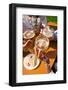 Group of Four Friends Drinking Beer-Kzenon-Framed Photographic Print