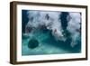 Group of Friends Having Fun by Jumping into Sea-Dudarev Mikhail-Framed Photographic Print