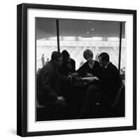 Group of Friends on a Night Out at Silver Blades Bowling Alley, Sheffield, South Yorkshire, 1964-Michael Walters-Framed Photographic Print