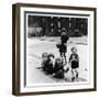 Group of Girls in an East Glasgow Street, Scotland-Henry Grant-Framed Photographic Print